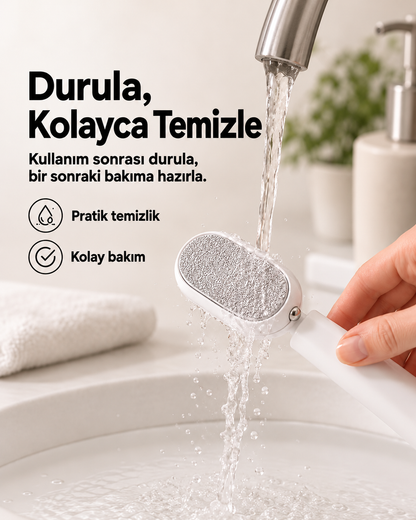 Softivas™ Çift Taraflı Ayak Törpüsü Nasır Ölü Deri Temizleyici
