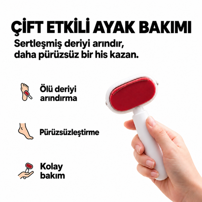 Softivas™ Çift Taraflı Ayak Törpüsü Nasır Ölü Deri Temizleyici